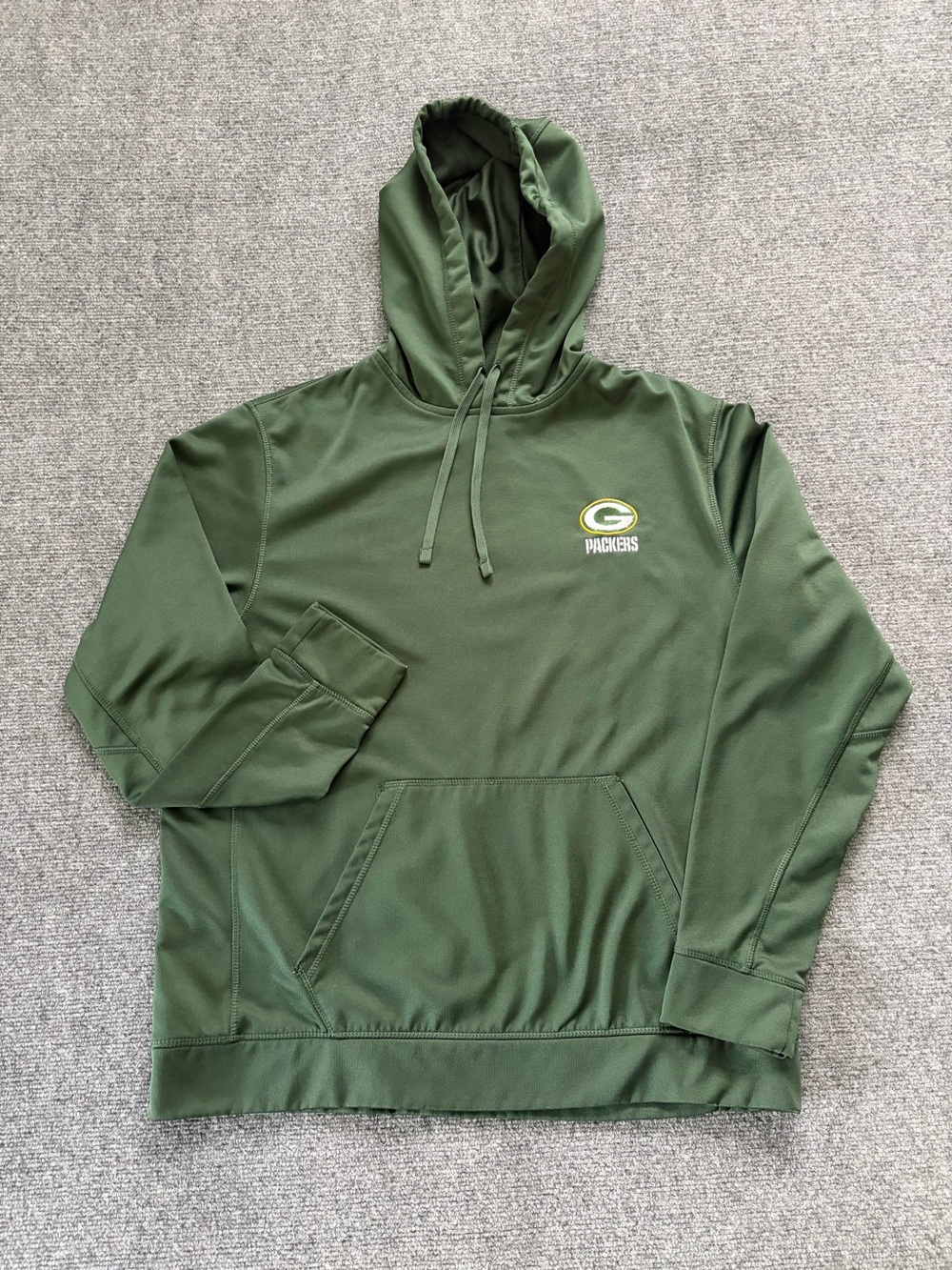 DUNBROOKE Men's Large Green Bay Packers Football Pullover Hoodie Sweatshirt